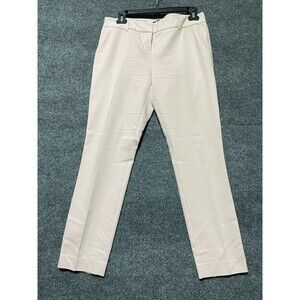 Express Pants Womens 2 Pink Columnist Ankle Office Stretch Capsule Preppy Causal
